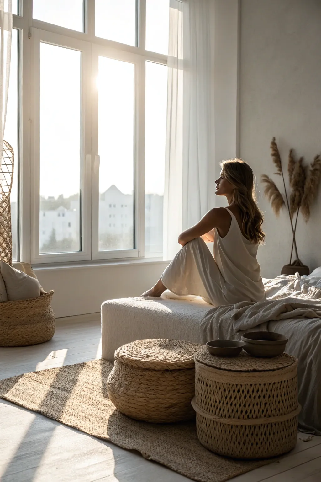 Embrace the beauty of simplicity with a stunning silhouette that highlights your natural grace.
