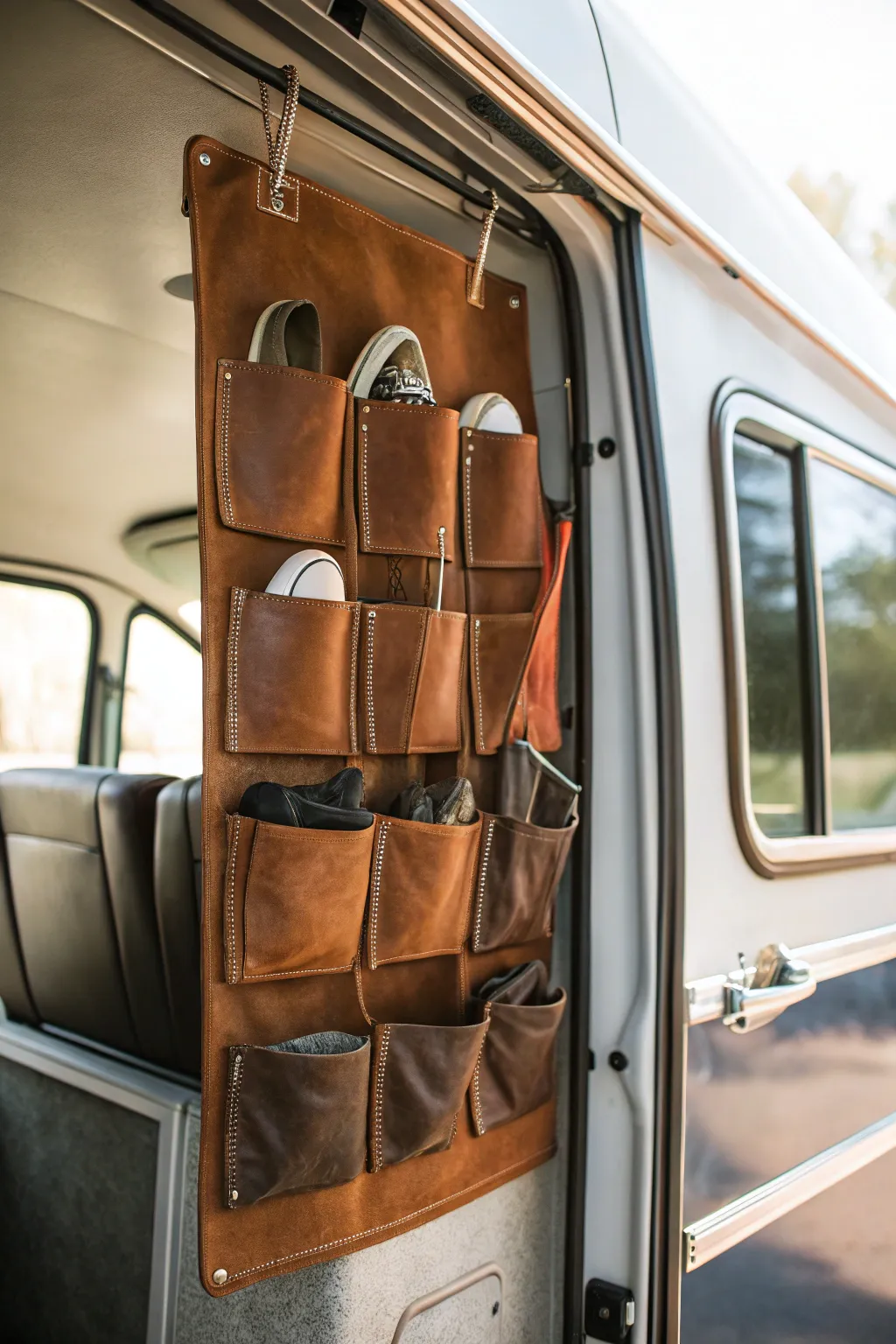 Elevate your campervan organization with a touch of craftsmanship.