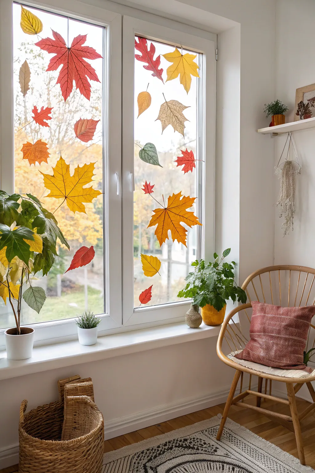 Transform your classroom windows with these DIY seasonal clings. A simple, mess-free way to celebrate the beauty of changing seasons!