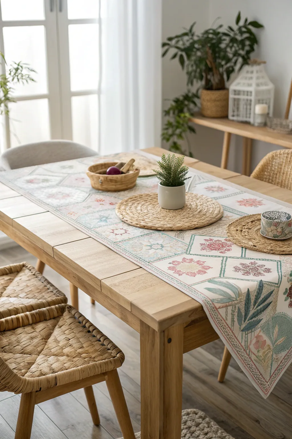 Transform your dining space with a personalized decoupage table, where craftsmanship meets minimalist elegance.