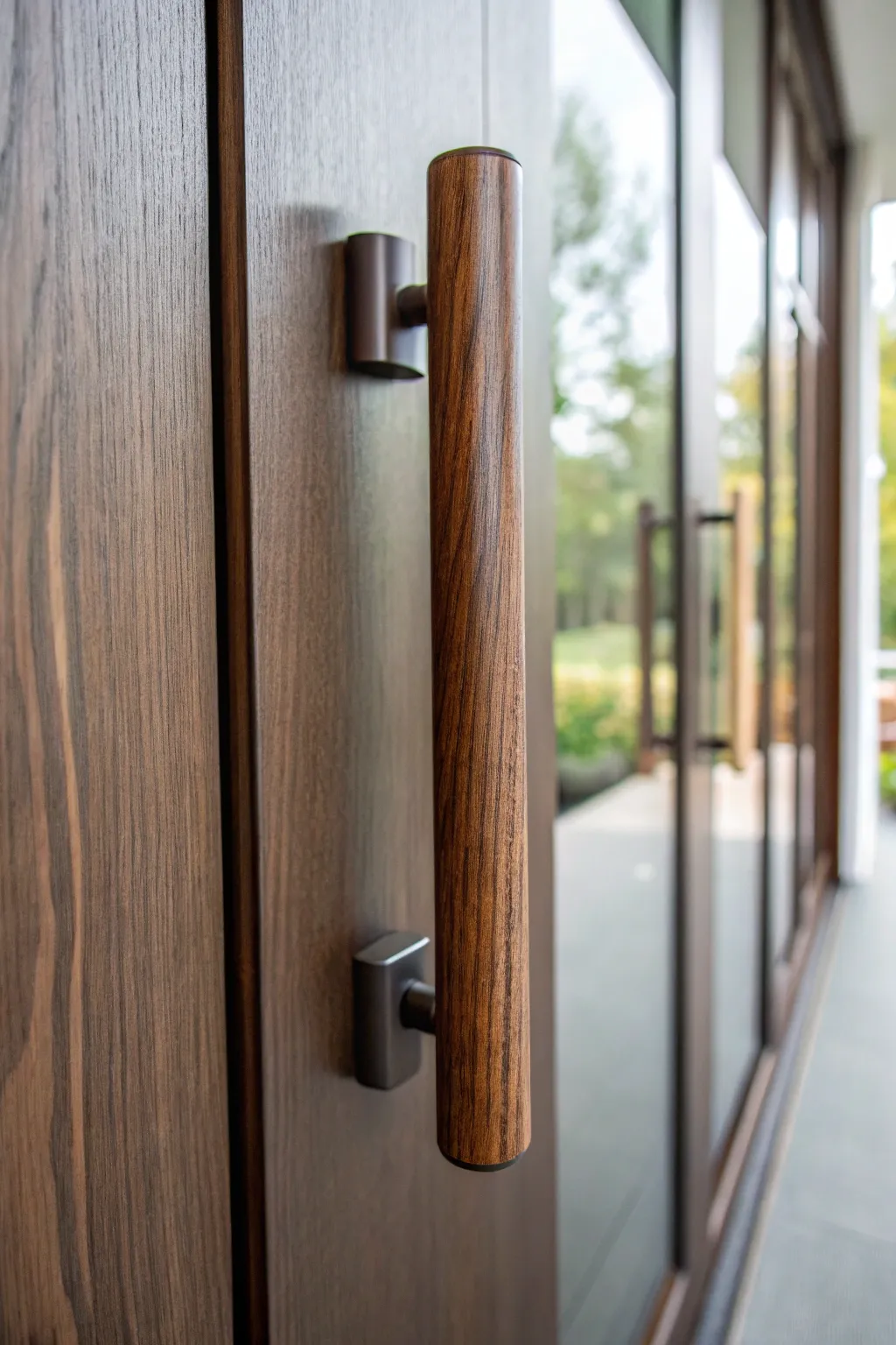 Elevate your doors with the elegance of a handcrafted wooden dowel pull.