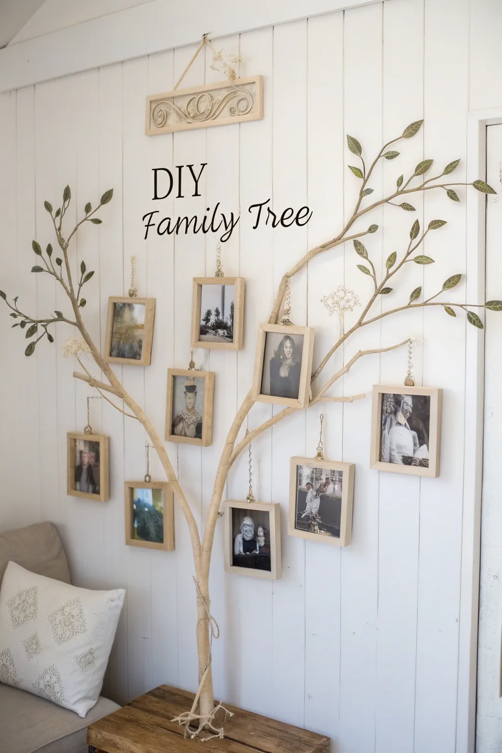 Celebrate family history with a minimalist DIY family tree—a beautiful blend of simplicity and sentimentality.