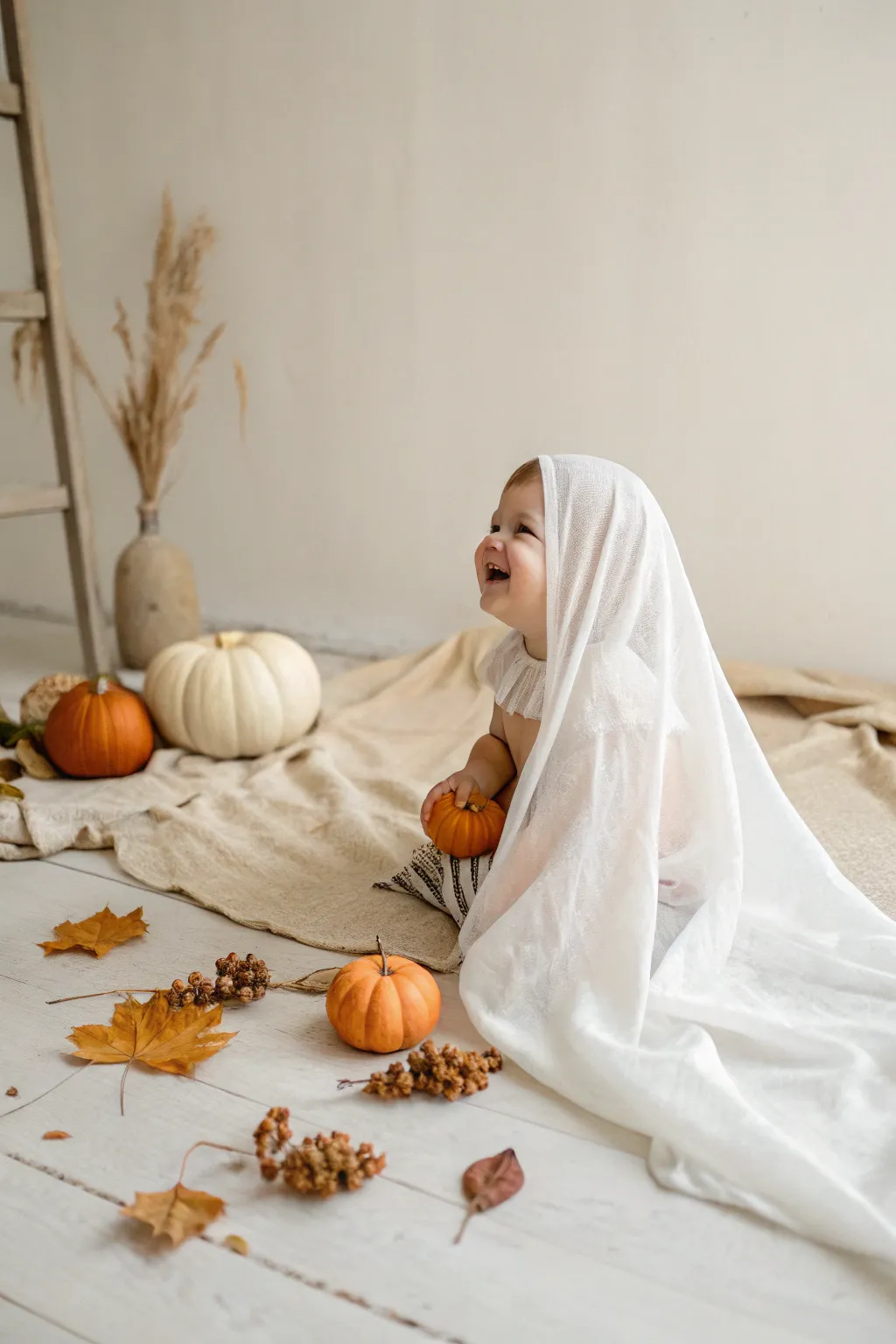 Peek-a-boo joy with a ghostly twist!