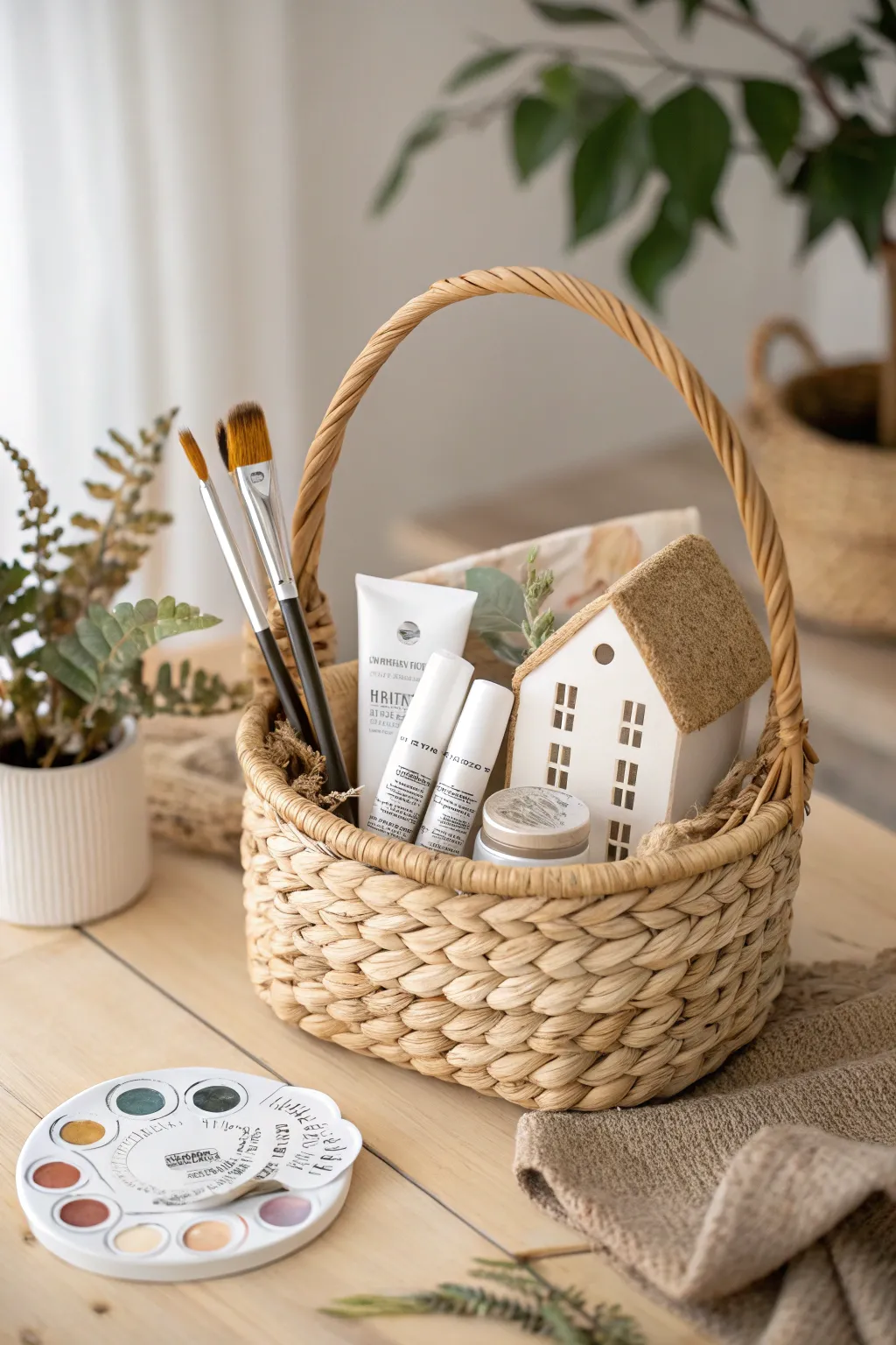 Gift creativity and warmth with a personalized art kit for their new home.