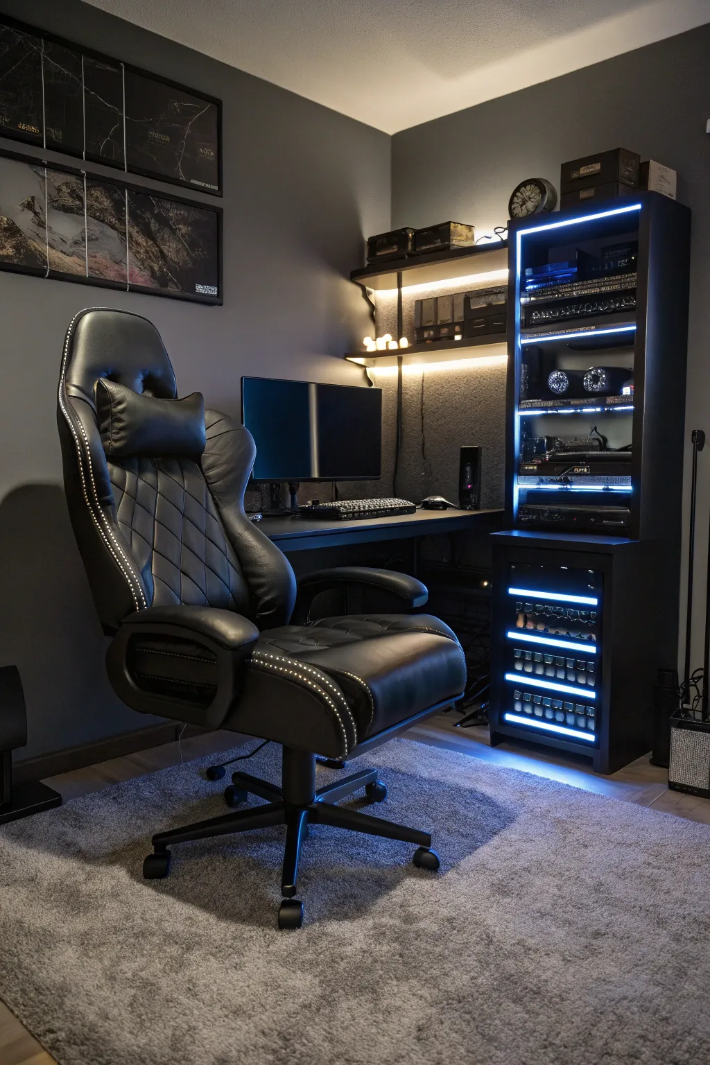 Level up your man cave with the ultimate gaming den setup.