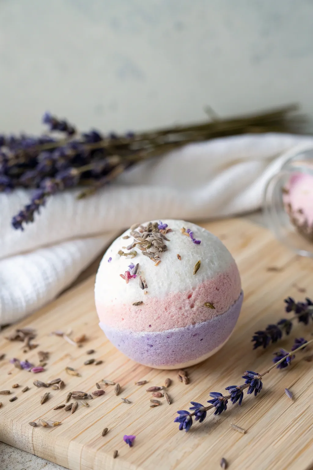 Indulge in a spa-like experience at home with these beautifully crafted homemade bath bombs, perfect for a thoughtful DIY gift.