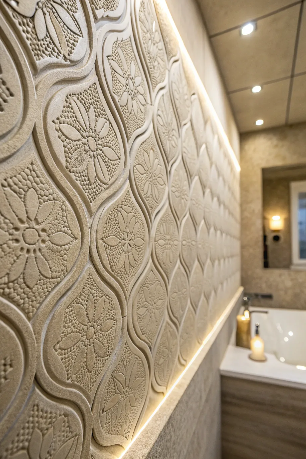 Transform your space with the art of textured walls. Discover the beauty of handcrafted designs.