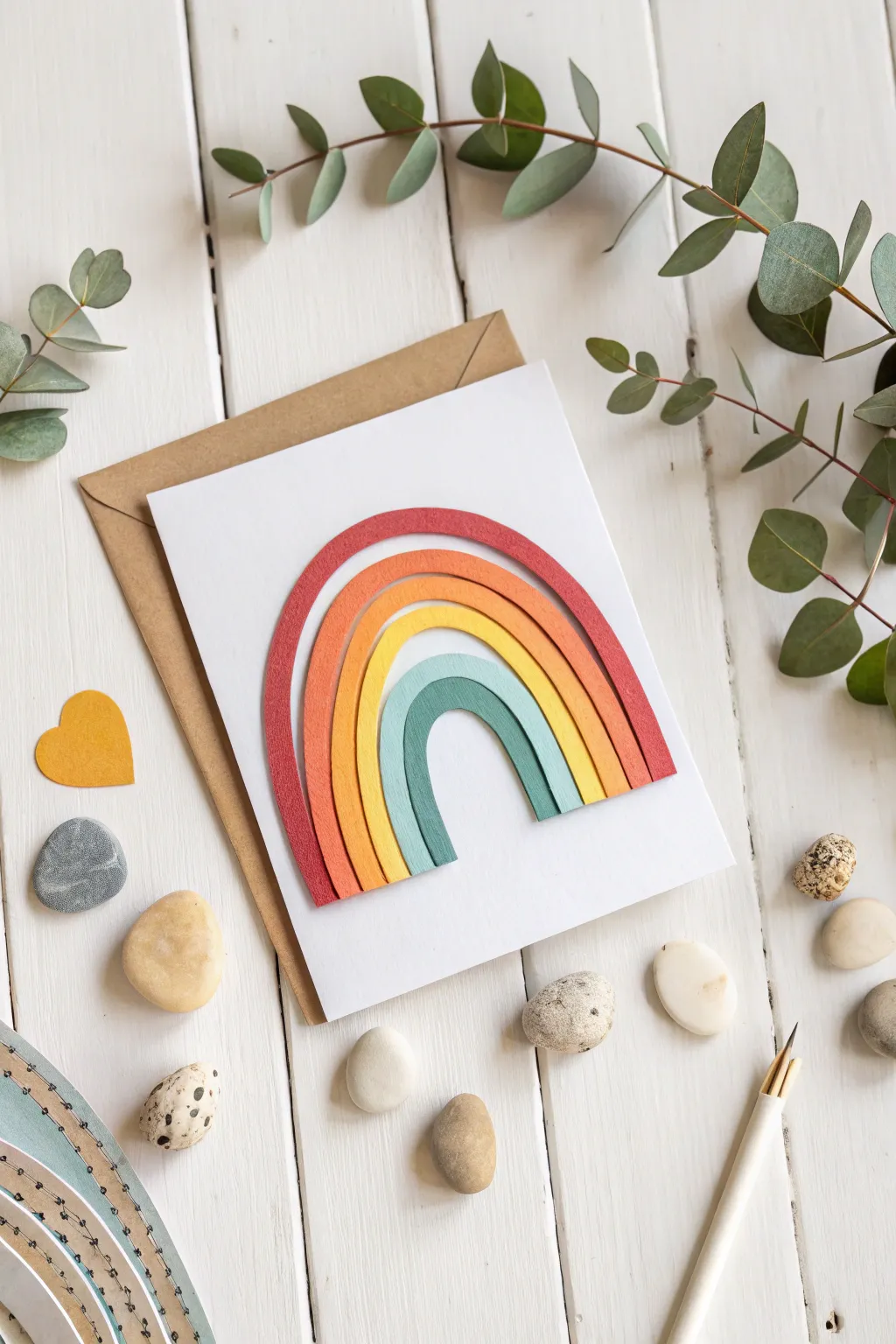 Brighten a teacher's day with a rainbow of gratitude! 🌈✨ #TeacherAppreciation #DIYCard