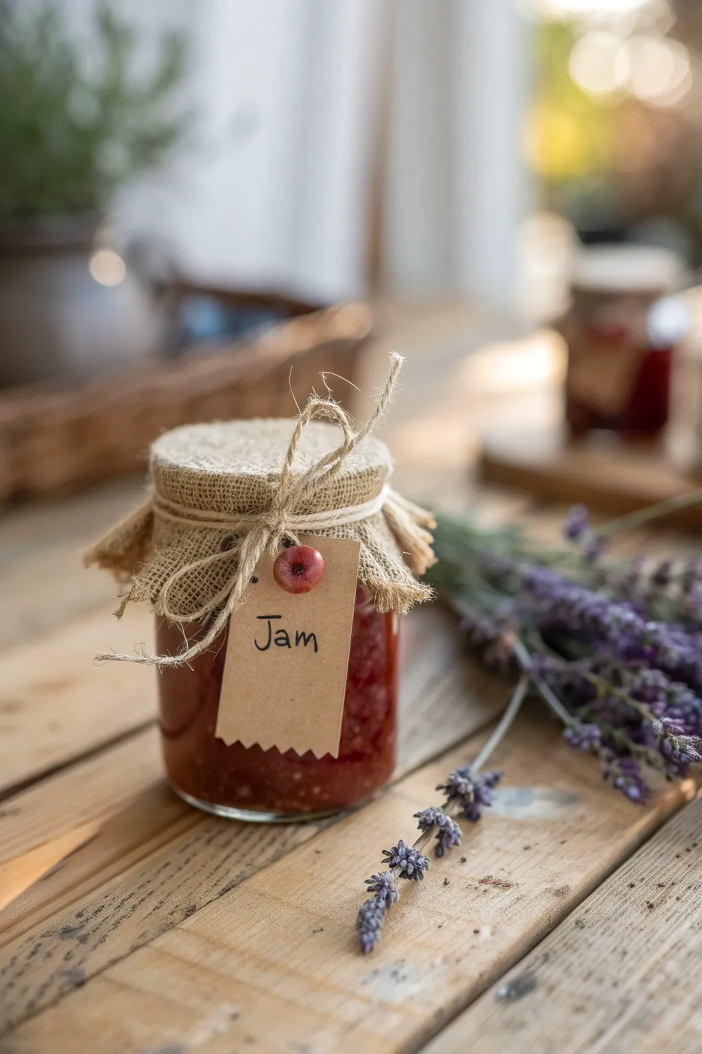 Charming and budget-friendly: Homemade jam favors add a personal touch to your wedding day.