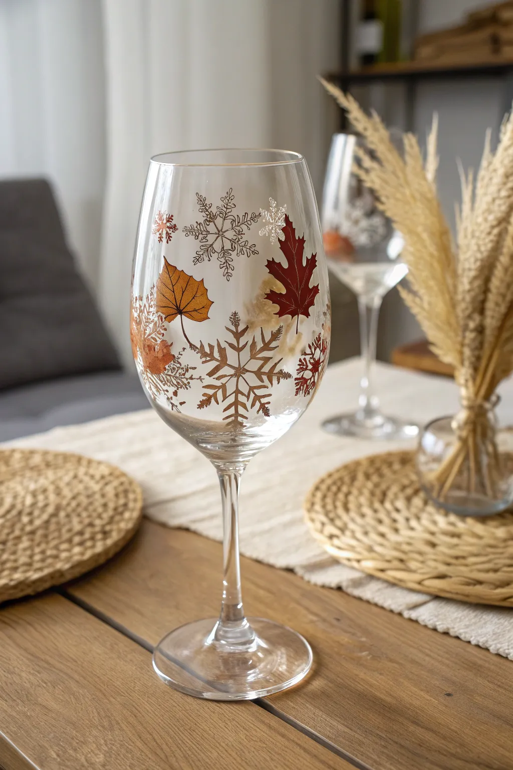 Embrace the seasons with beautifully crafted, seasonal wine glass designs—where simplicity meets natural elegance.