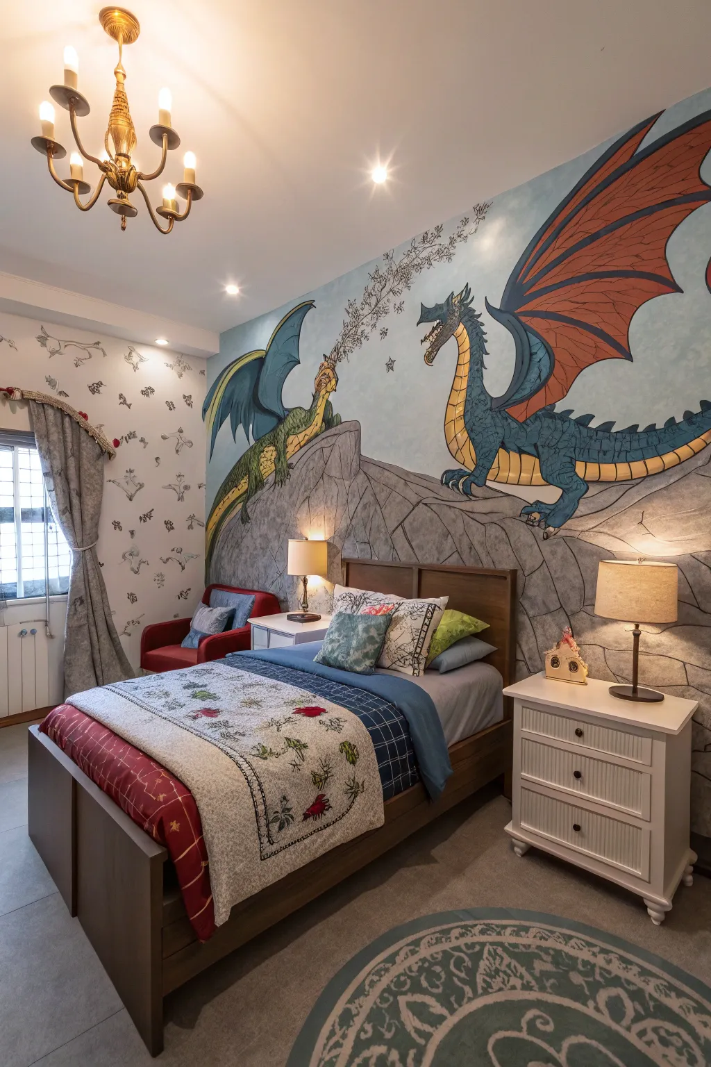 A fantasy-themed room inspires endless imagination.