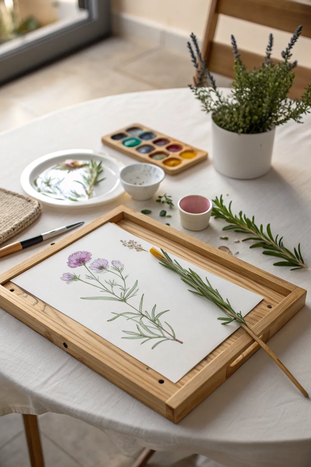 Explore the wonders of nature-inspired art with unconventional tools. Let your creativity bloom!