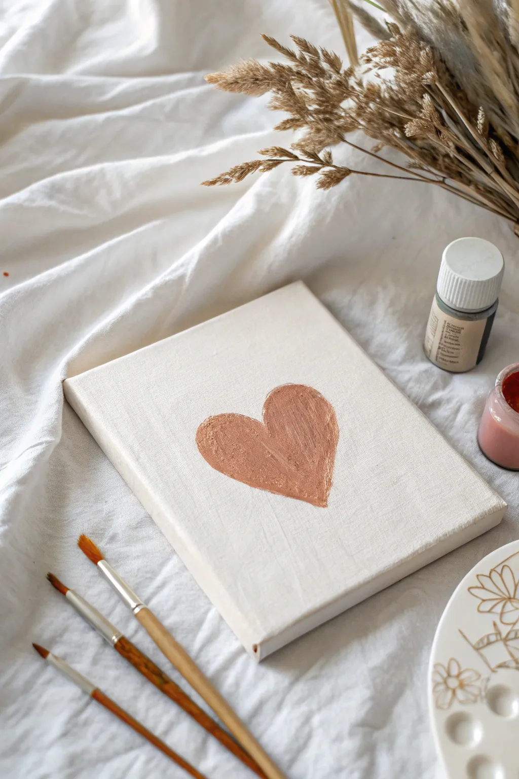 Express your passion with a timeless heart: a minimalist album cover that speaks volumes through simplicity.
