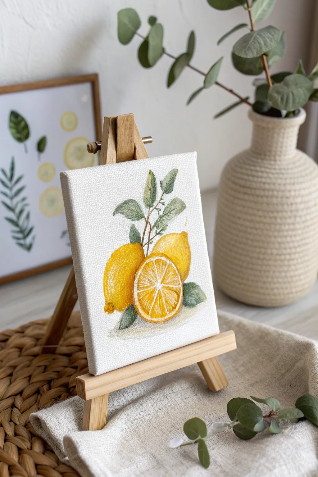 Discover the art of miniature citrus painting—where simplicity meets vibrant detail.