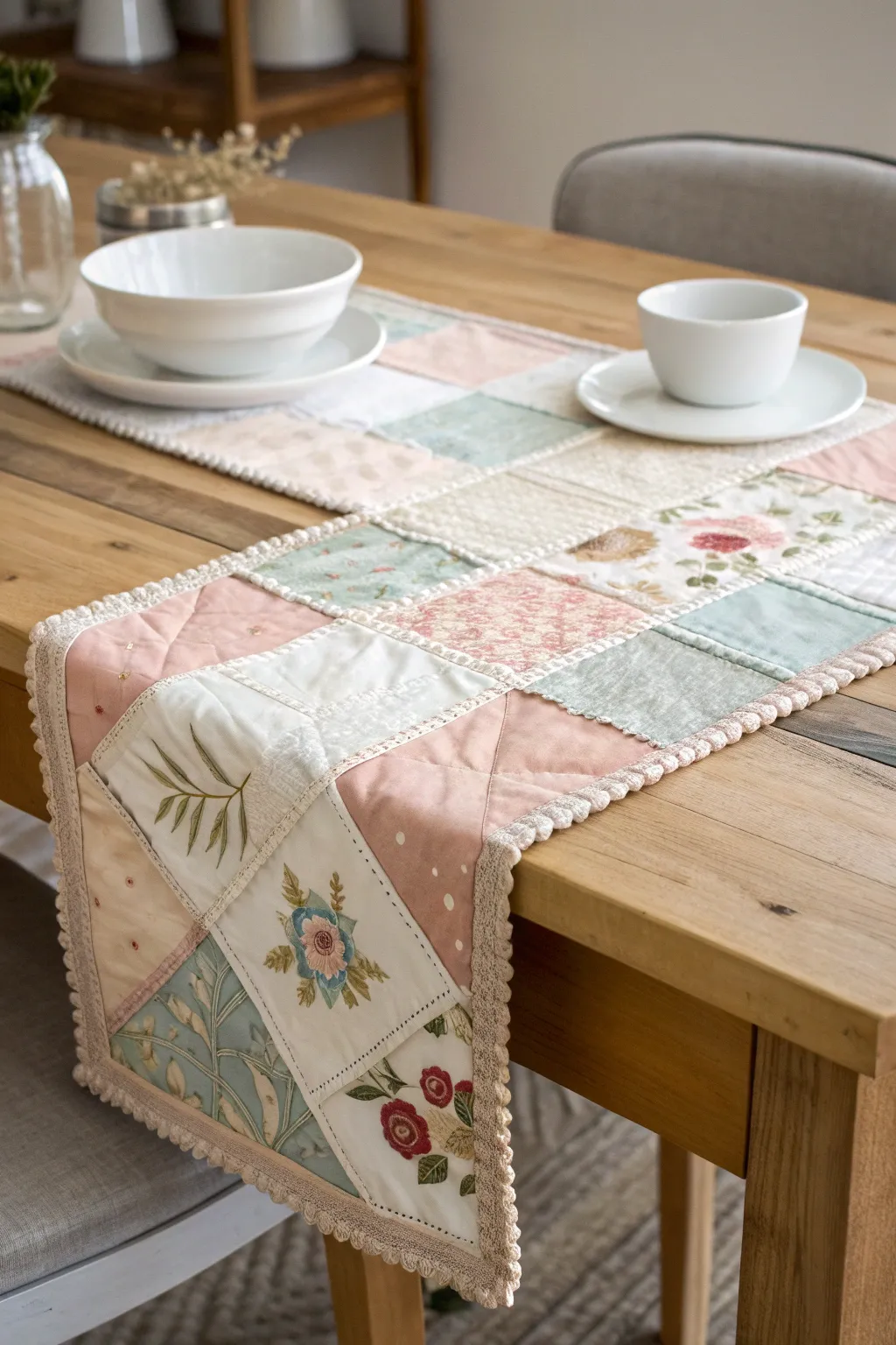 Transform your table with a handcrafted fabric keepsake that tells a story.