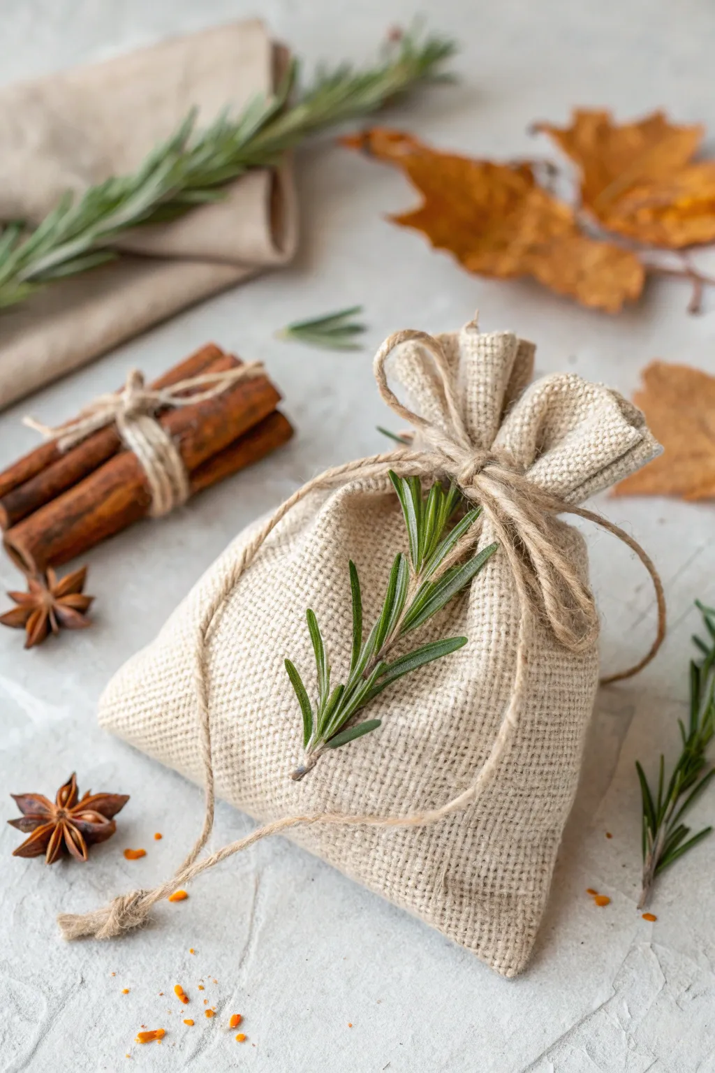 Elevate your fall gifts with twine-wrapped elegance and natural accents.