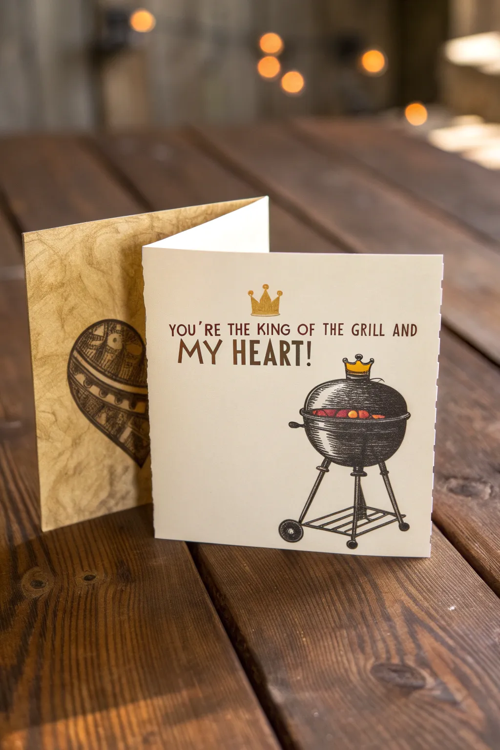 Celebrate Dad's grilling prowess with a card fit for a king!