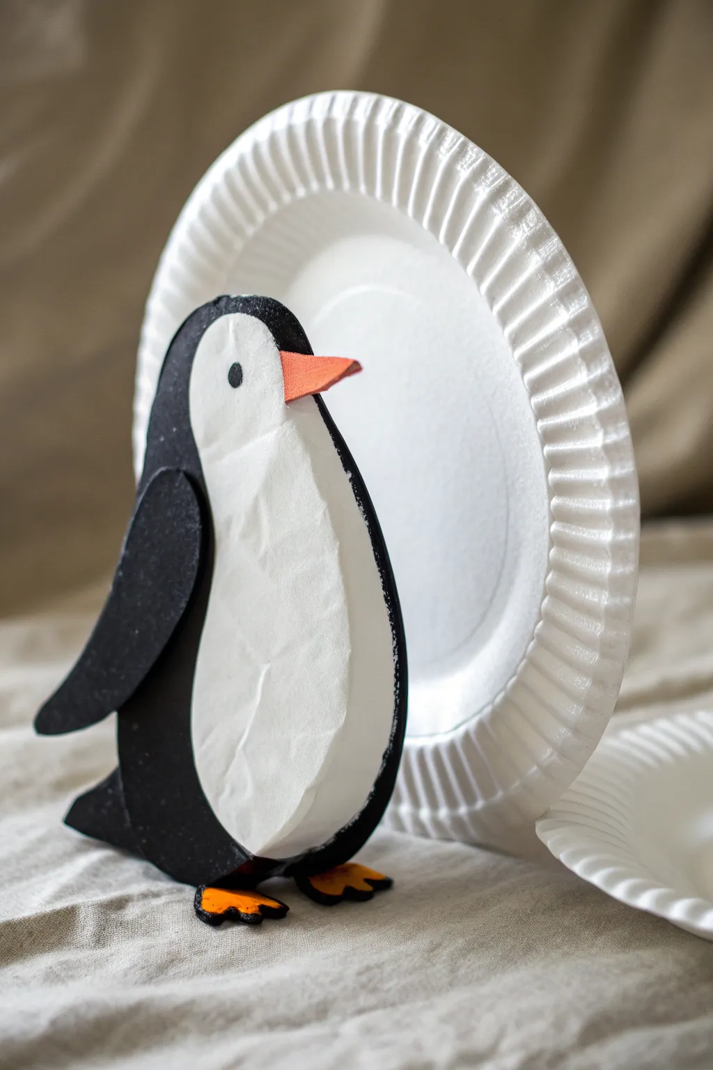 Embrace the charm of a handcrafted penguin — a delightful February project perfect for cozy indoor creativity.