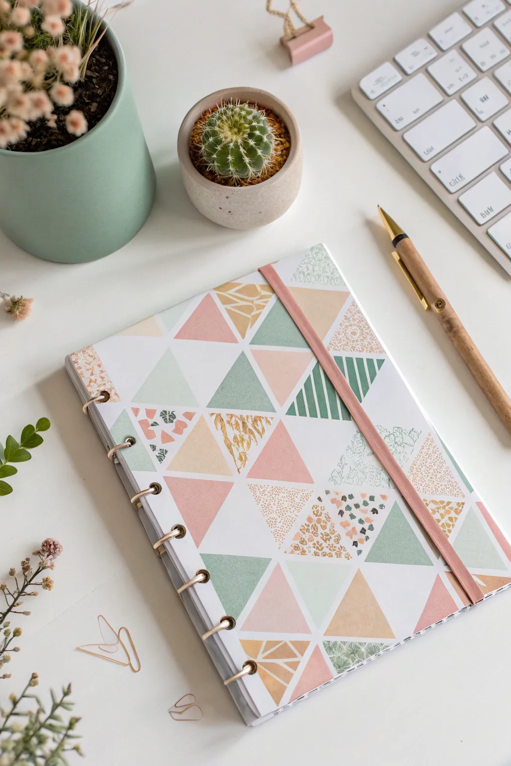 Transform your everyday folder into a work of art with a touch of Scandinavian elegance and Boho charm.