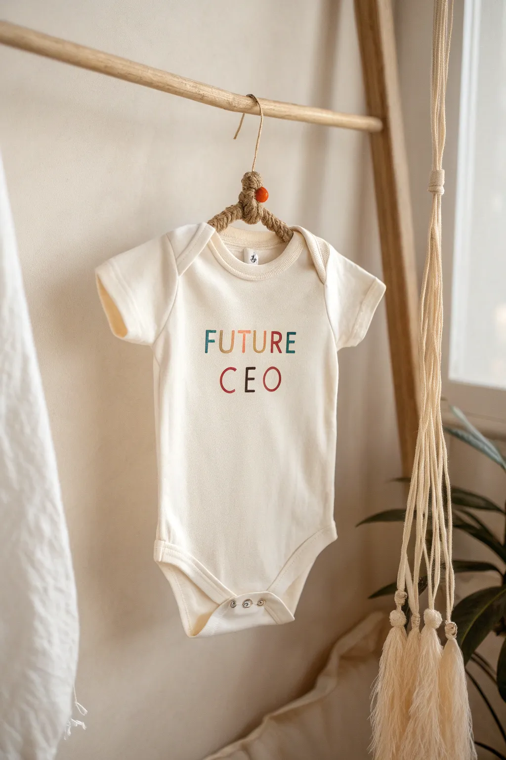Dream big in style with our 'Future CEO' onesie – where simplicity meets ambition.