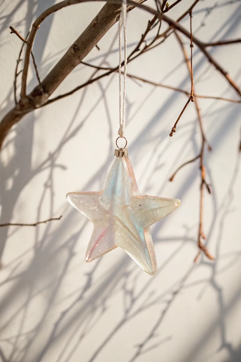 Illuminate your space with the ethereal beauty of fused glass stars—a perfect blend of simplicity and elegance.