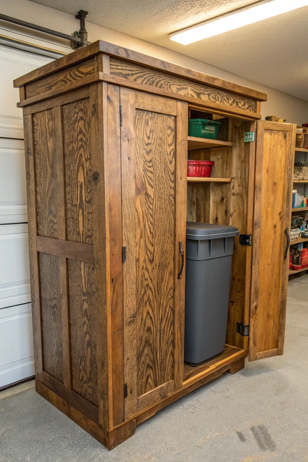 Elevate your garage with bespoke cabinetry—where style meets functionality.