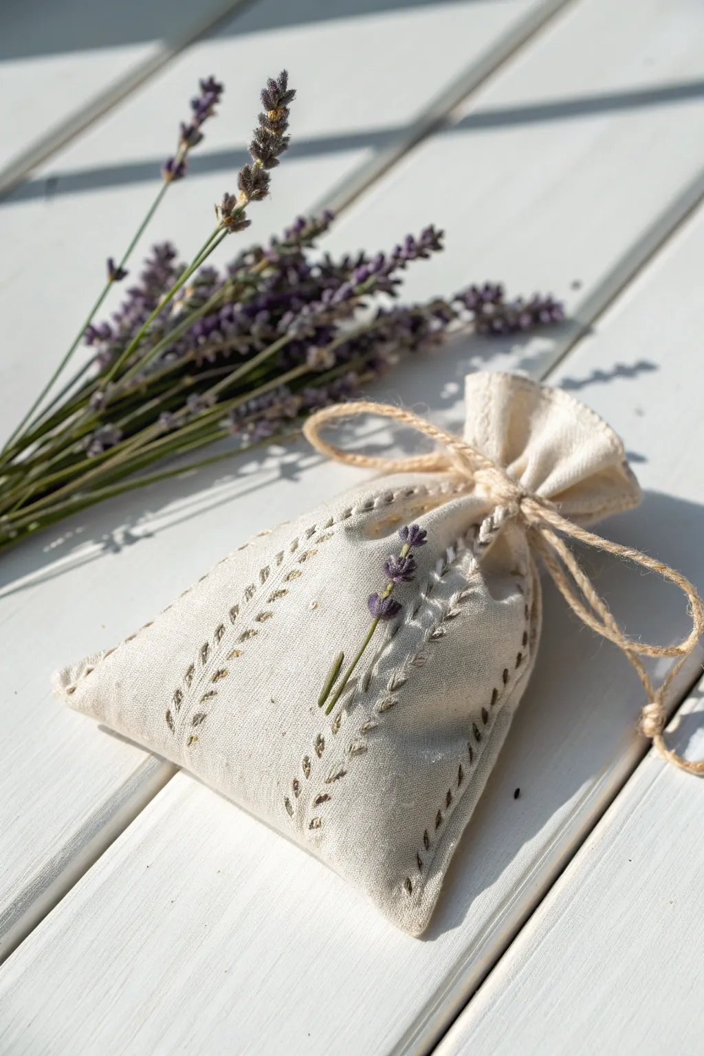 Embrace tranquility with a handcrafted lavender sachet—where simplicity meets soothing scents.