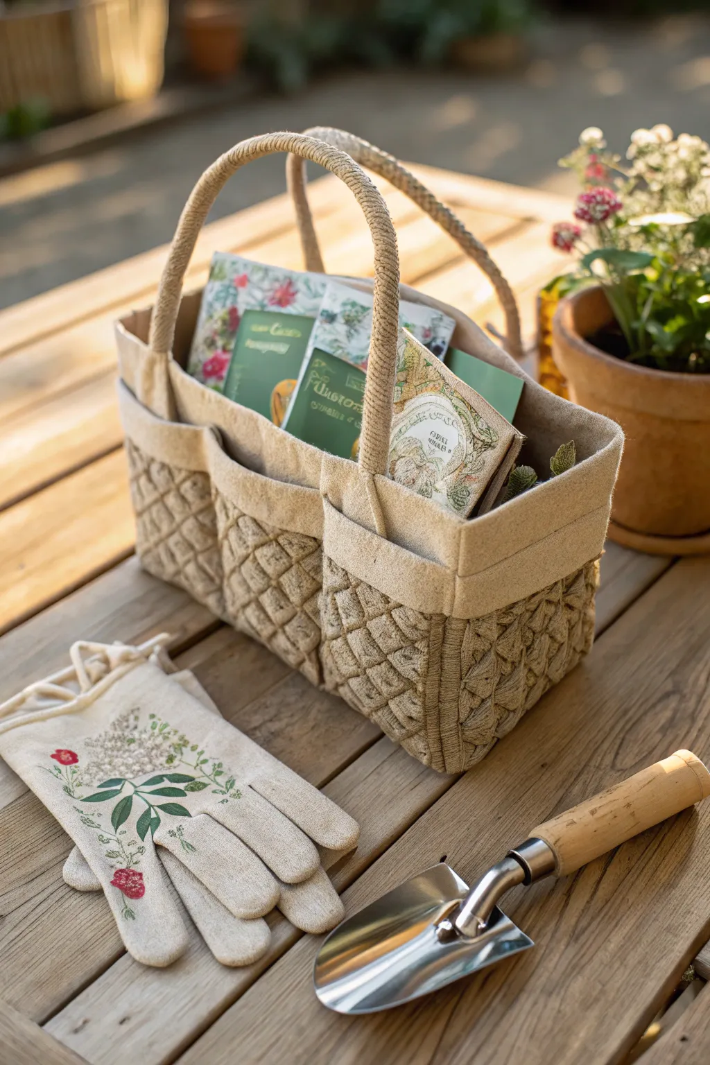 Craft a Gardener's Delight: A Thoughtful Tote for Green Thumbs 🌱