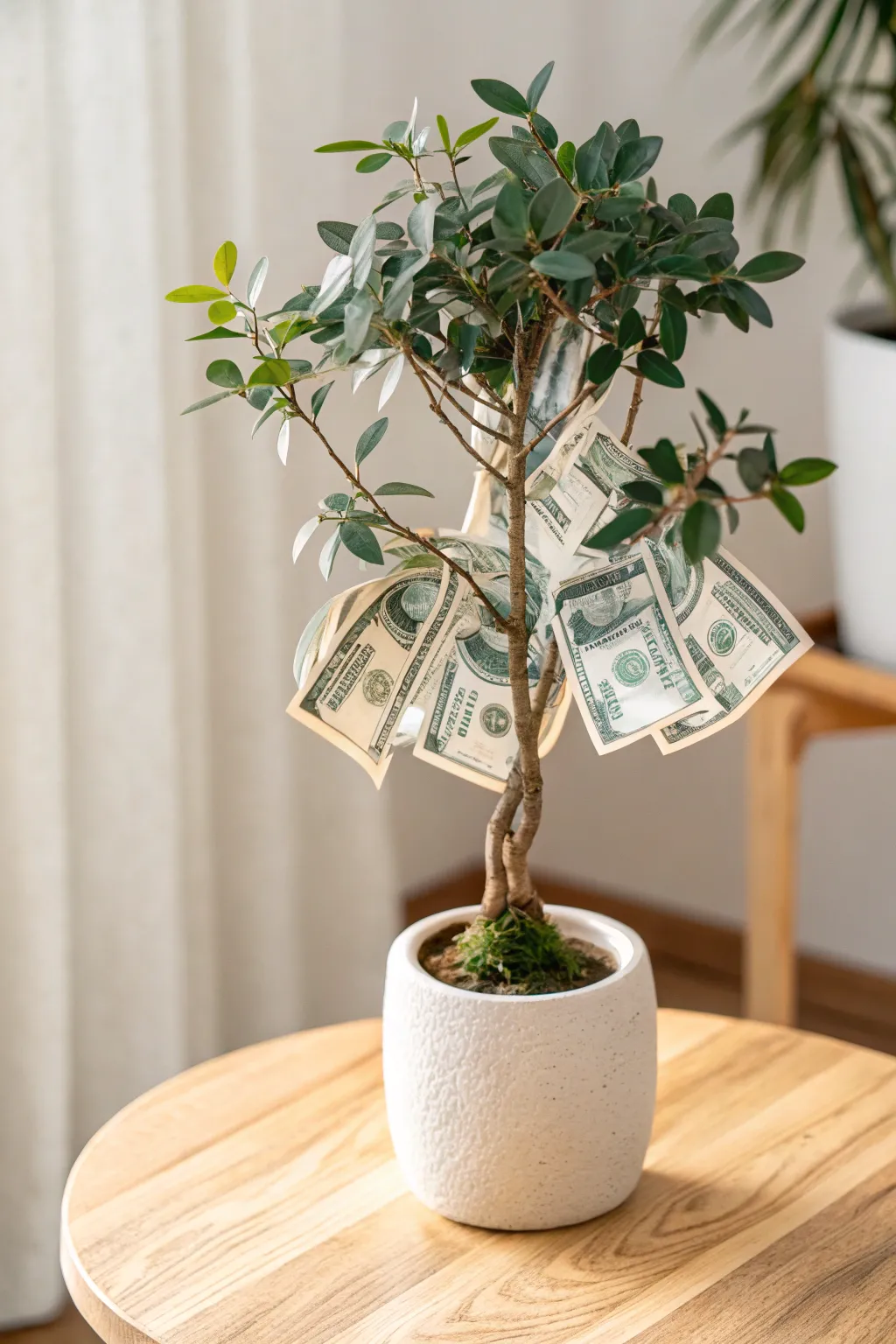 Craft prosperity with a touch of elegance: The perfect money tree for your special occasions.