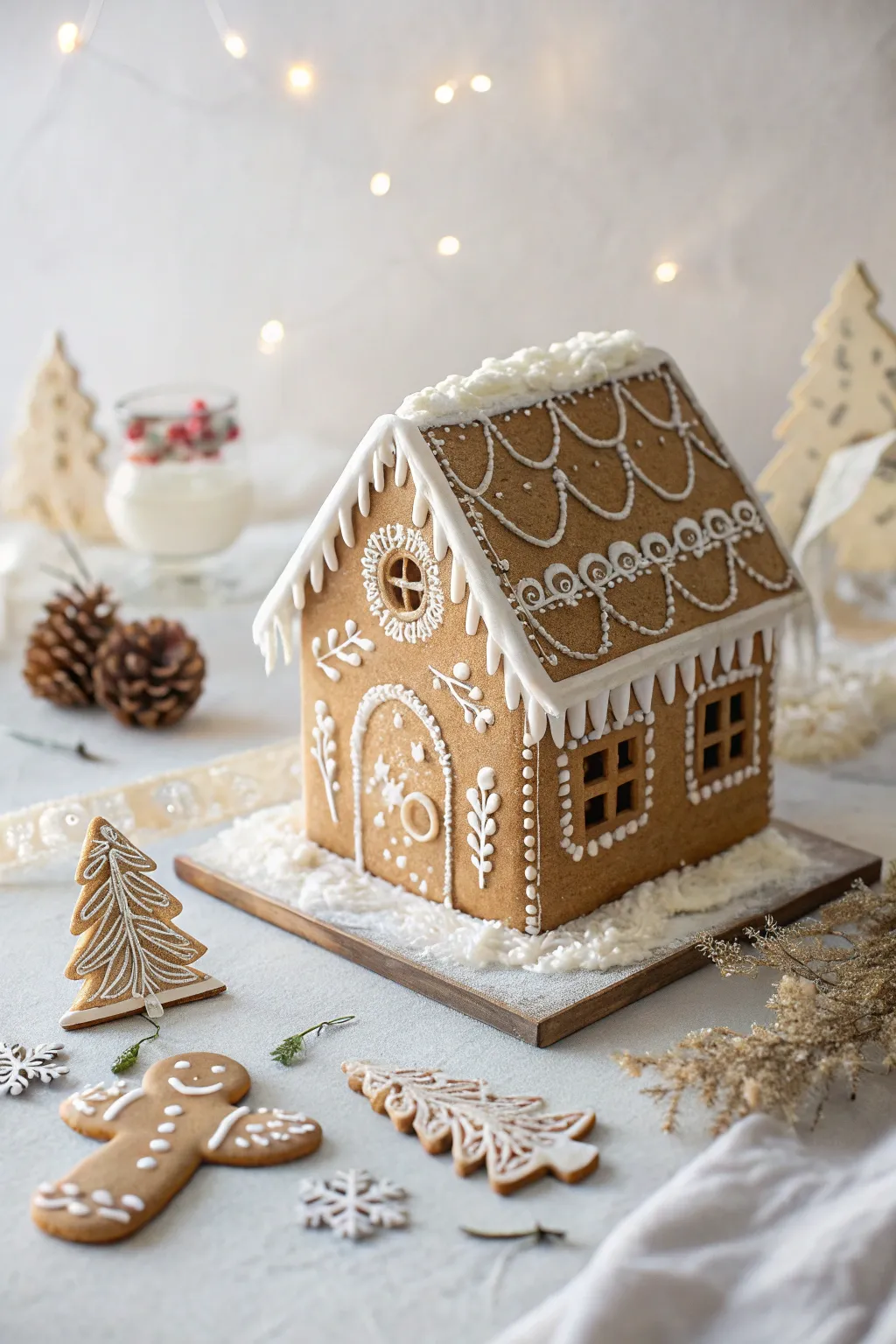 Whimsical gingerbread creations: where stories come to life with a touch of Scandinavian charm.