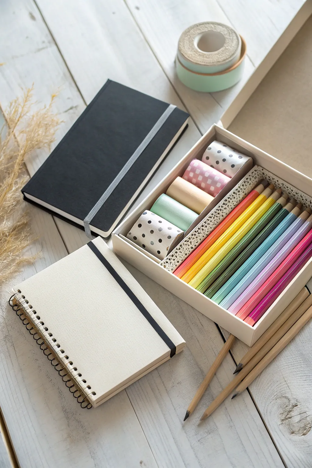 Inspire creativity with this elegantly curated gift box, perfect for the artistic soul.