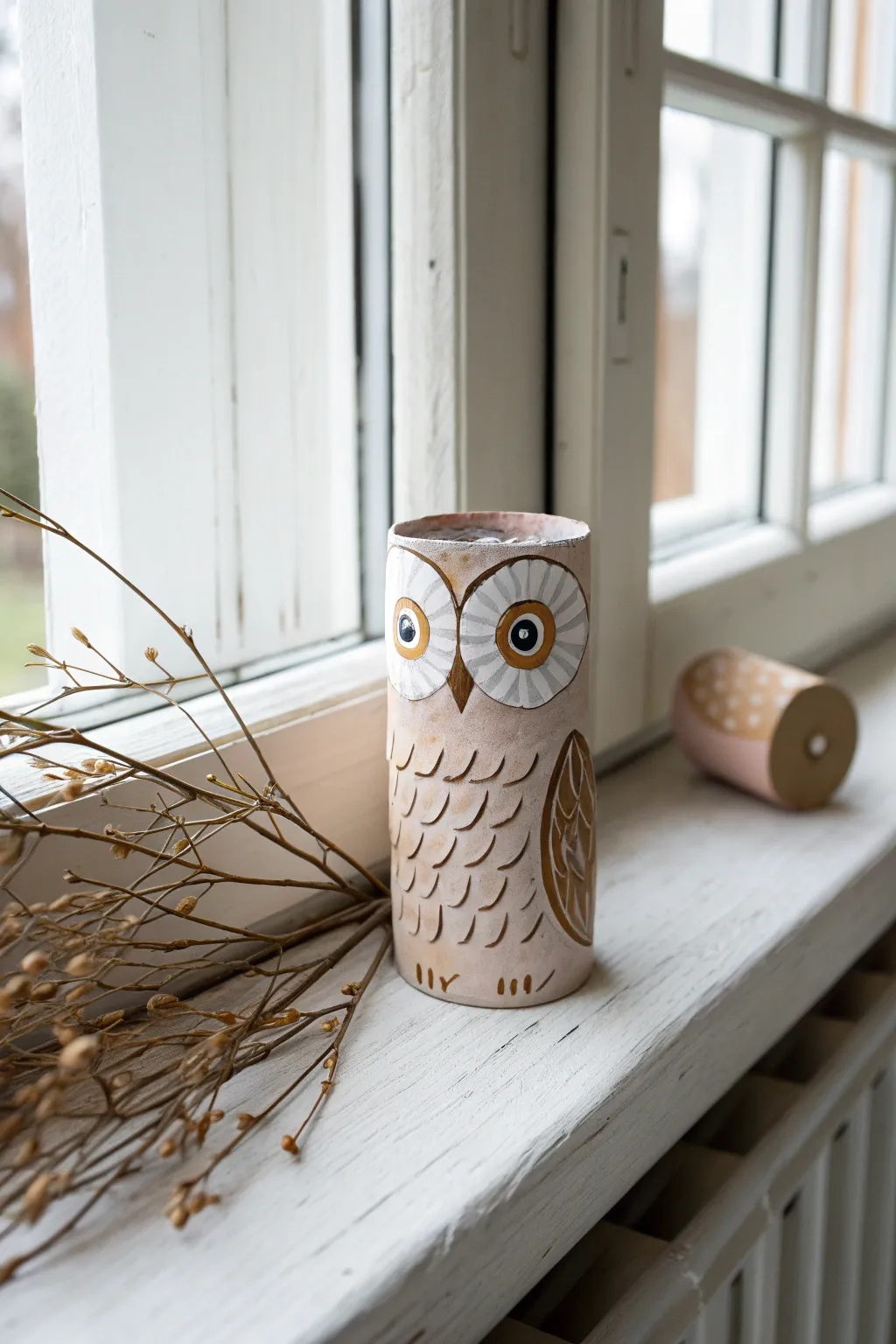 Craft your own whimsical owl friends with just a touch of paint and creativity. Perfect for a cozy Halloween decor!