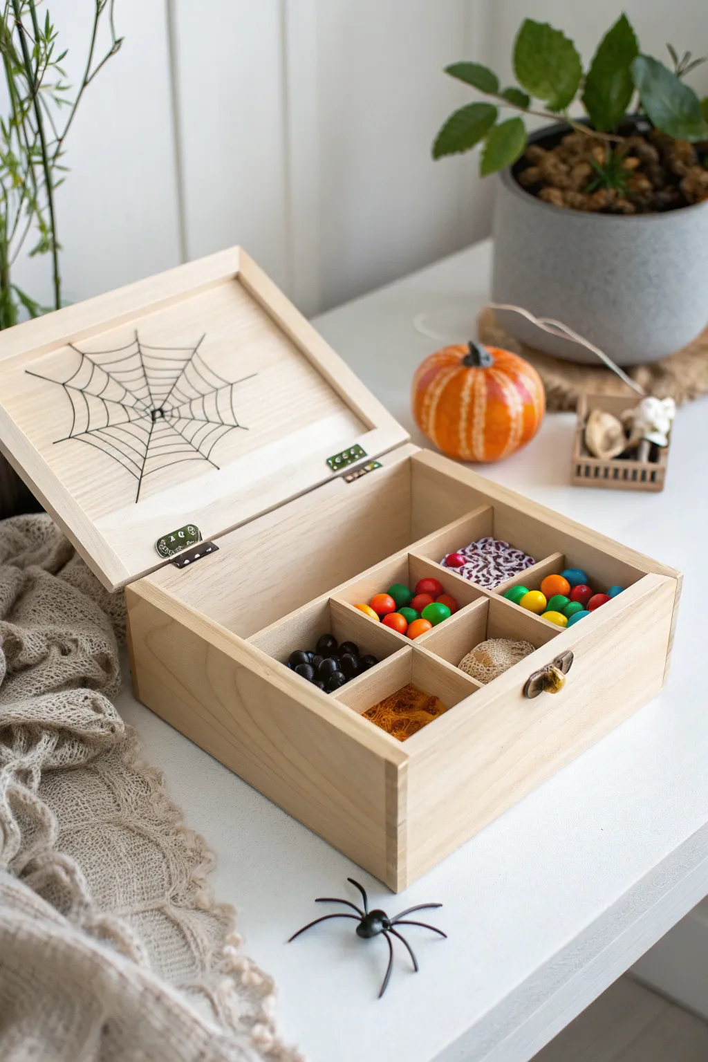 Unwrap the mystery this Halloween with our charming Trick-or-Treat box, blending Scandinavian simplicity with a Boho twist.
