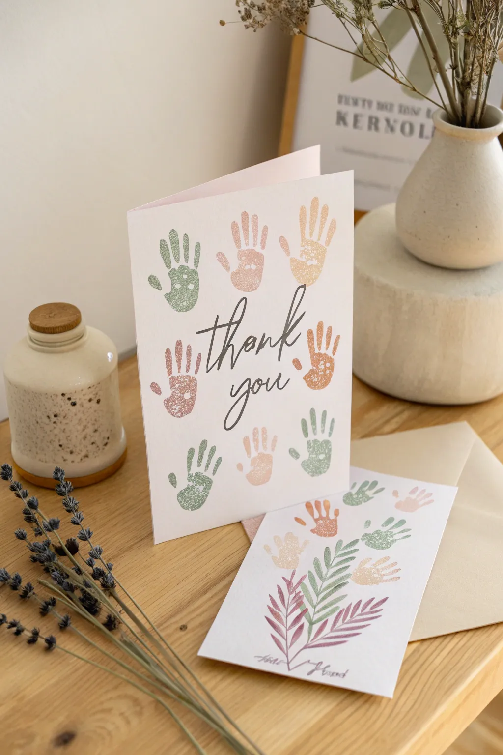 Crafted with love: A heartfelt thank you card to cherish meaningful connections.