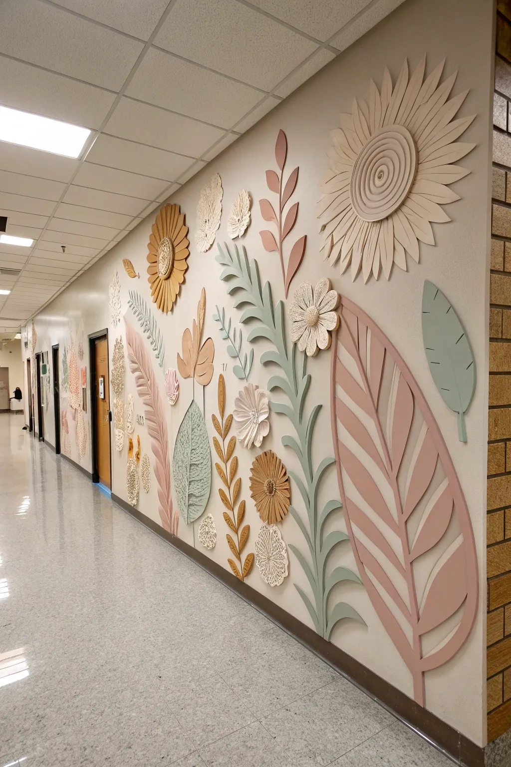Unite through art: A breathtaking collaborative mural sculpture brings creativity and team spirit to life.