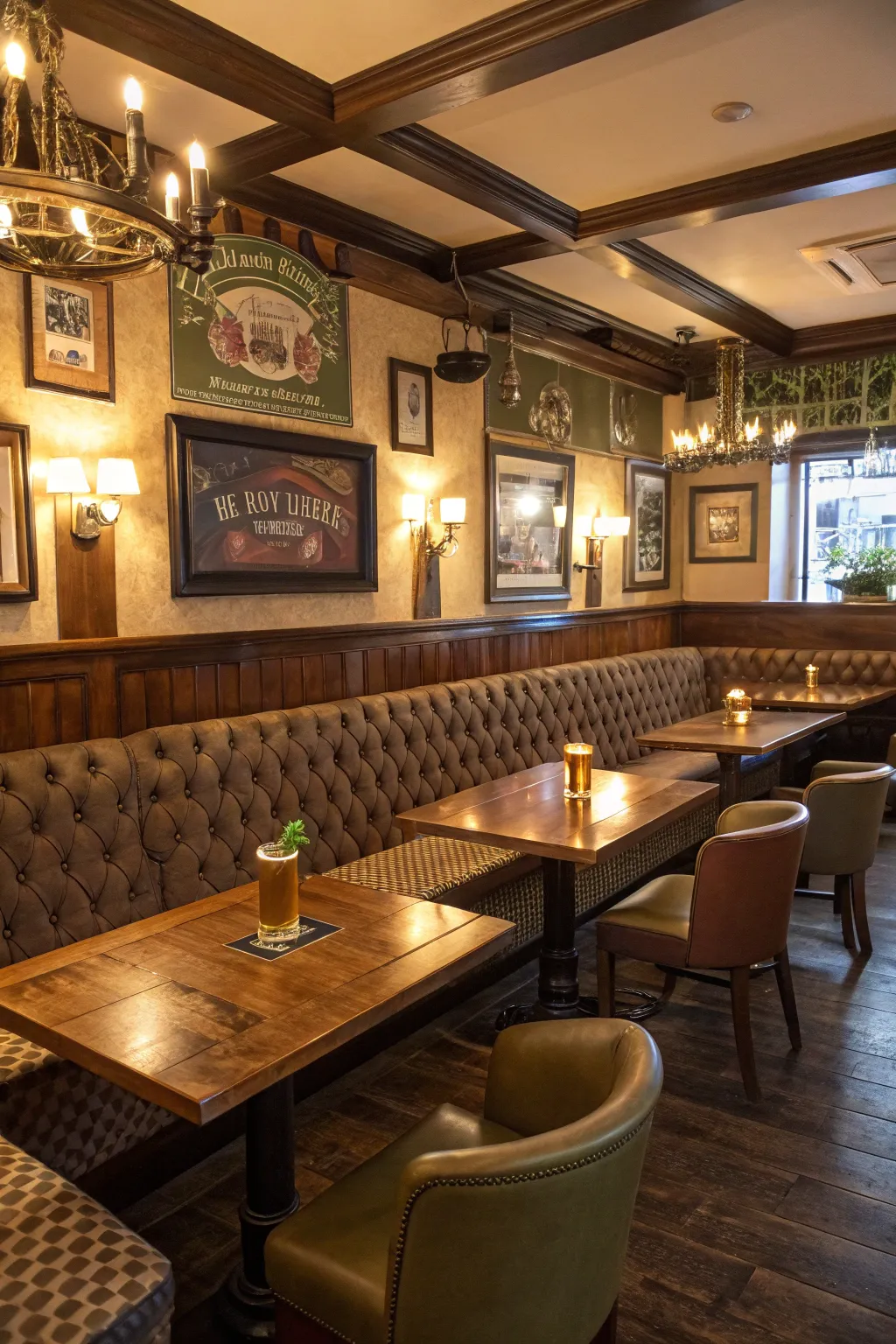 Cozy seating arrangements encourage conversation and relaxation.