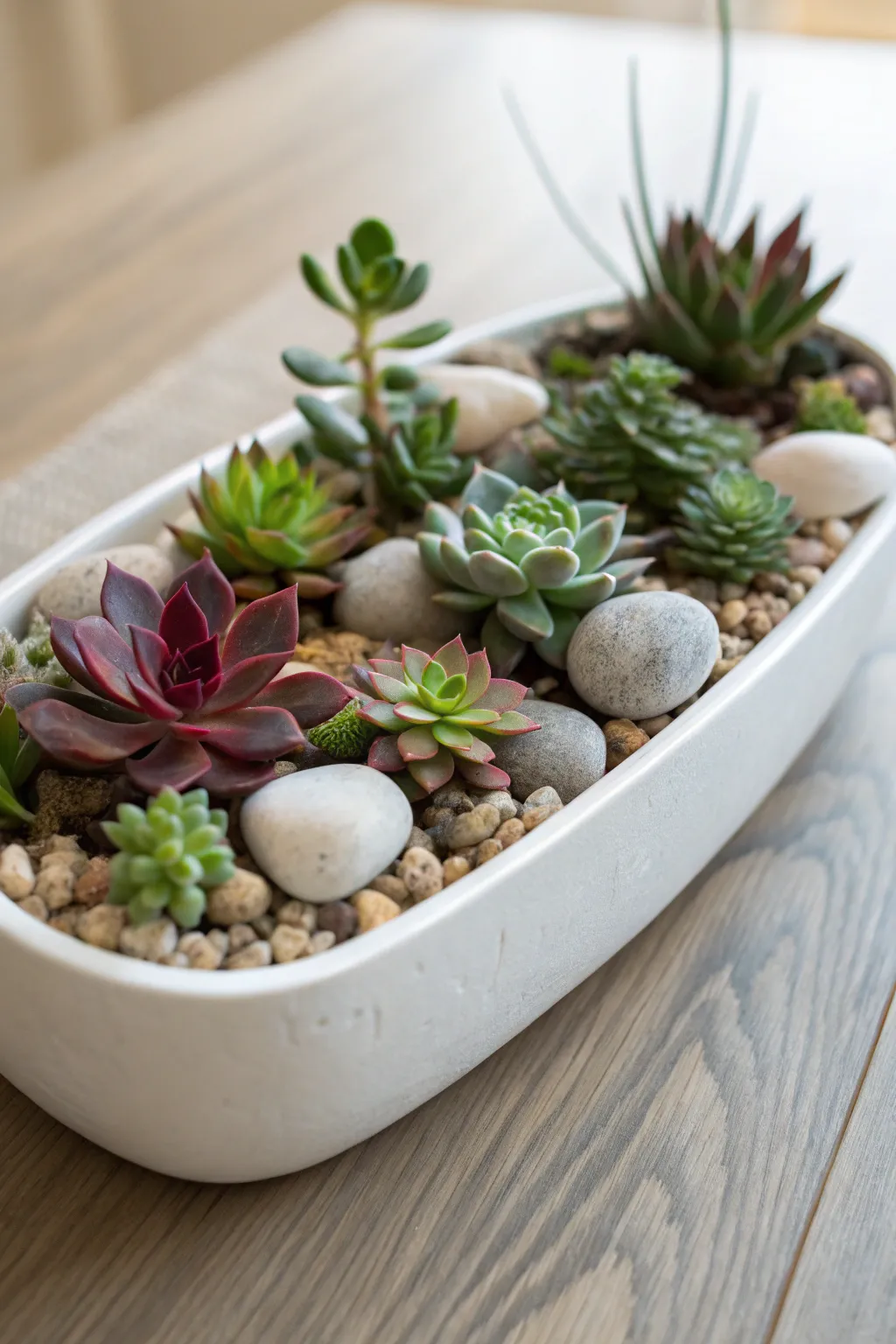 Transform your baptism celebration with these charming miniature garden centerpieces – a perfect blend of simplicity and elegance.