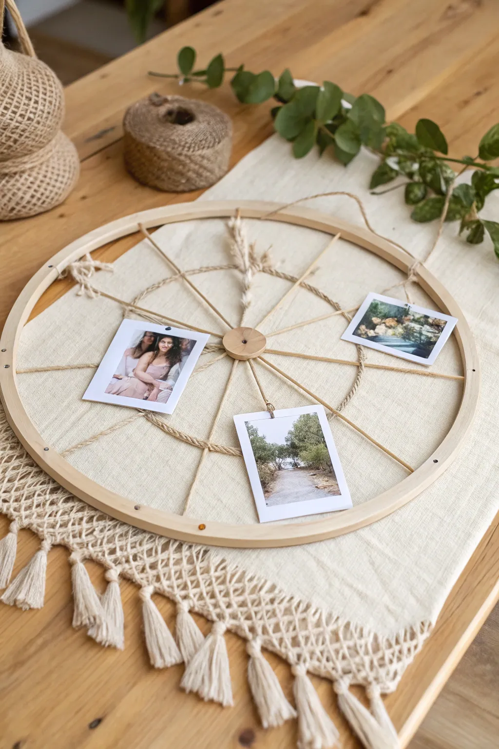 Spin your love story with a touch of minimalist elegance. 💞 #ValentinesDIY #ScandiBoho #CraftedMemories