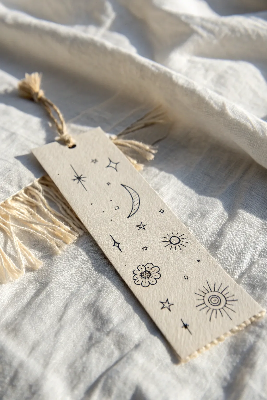 Embrace simplicity with whimsical doodles; your next favorite bookmark awaits!