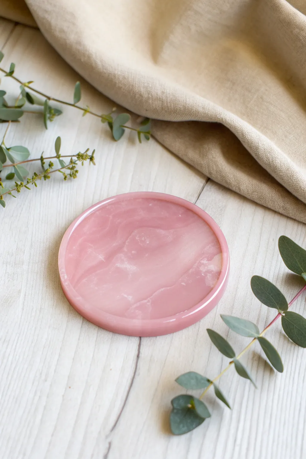 Embrace the art of simplicity with beginner-friendly resin coasters in calming solid hues.