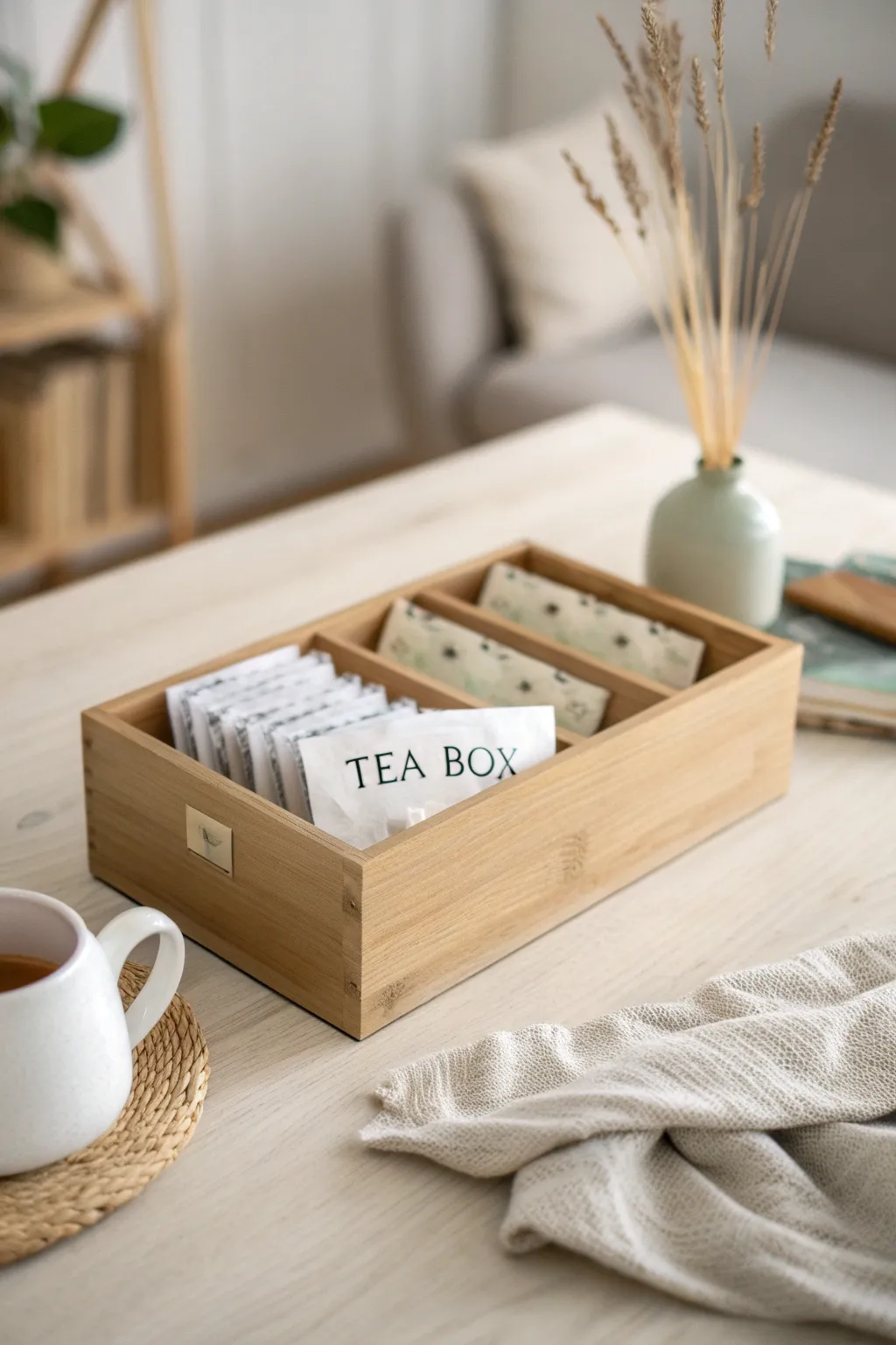 Transform your tea chaos into a serene, organized oasis with a touch of Scandinavian elegance. #TeaOrganization #BeforeAndAfter