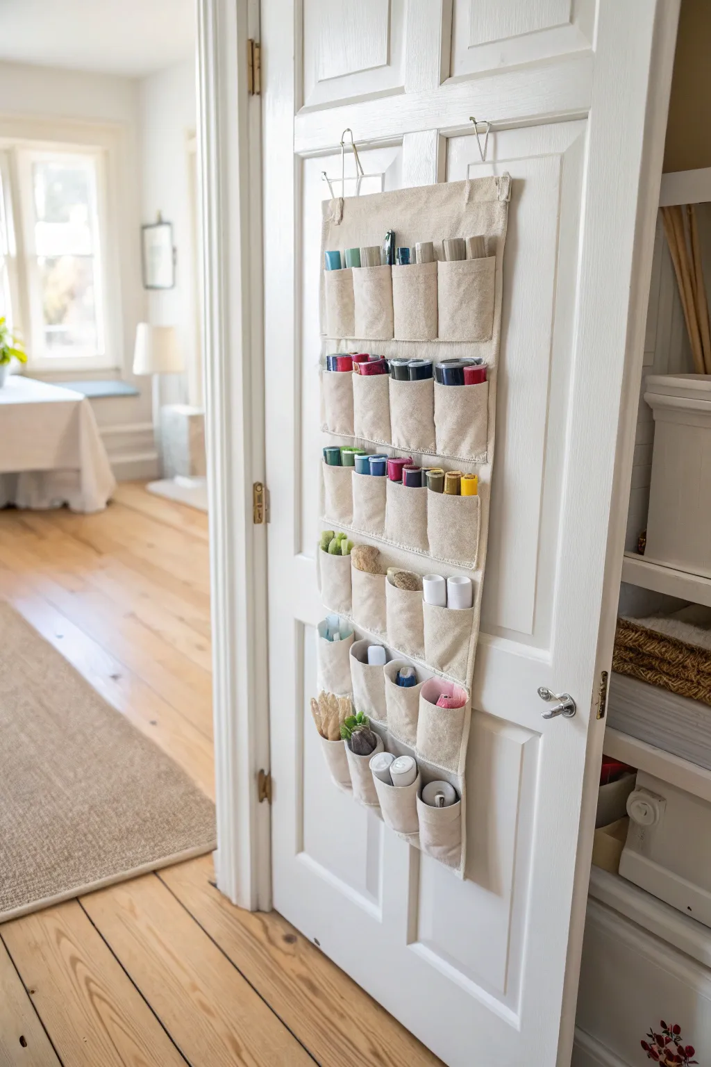 Transform your space with this chic paint tube organizer that combines Scandinavian simplicity with Boho flair!