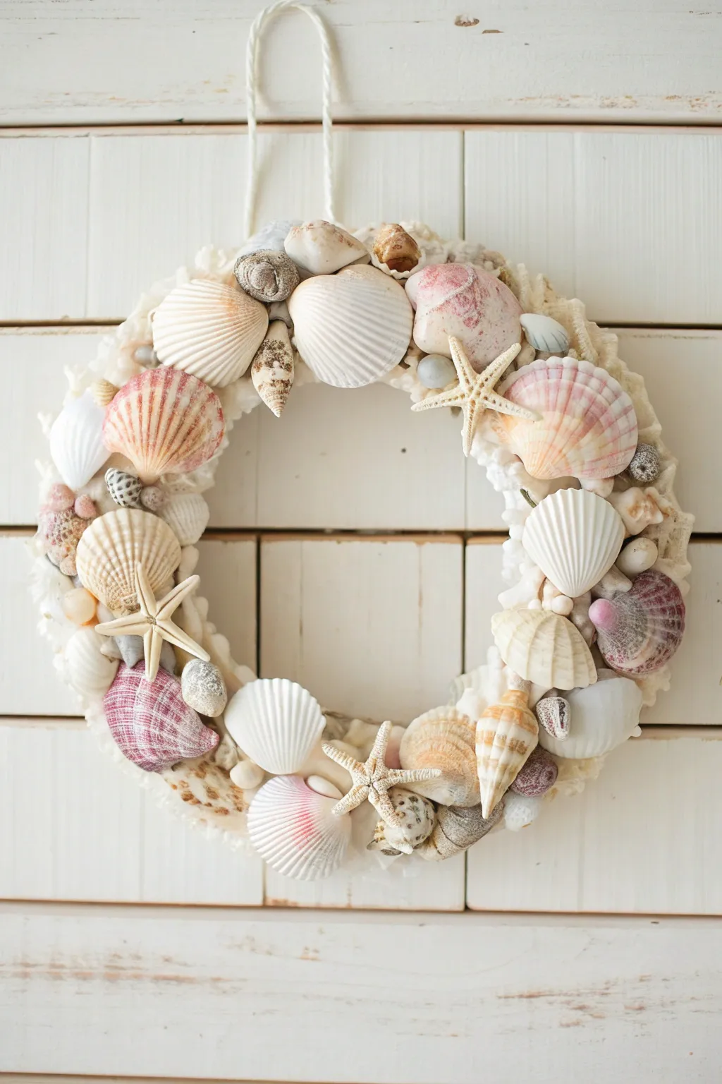 Embrace the essence of summer with a stunning seashell wreath—perfect for adding a touch of coastal elegance to your space.