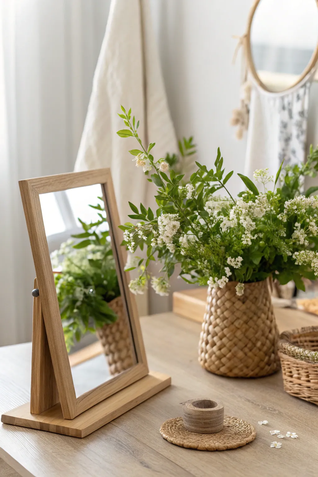 Reflect the beauty of spring with a touch of minimalist elegance.