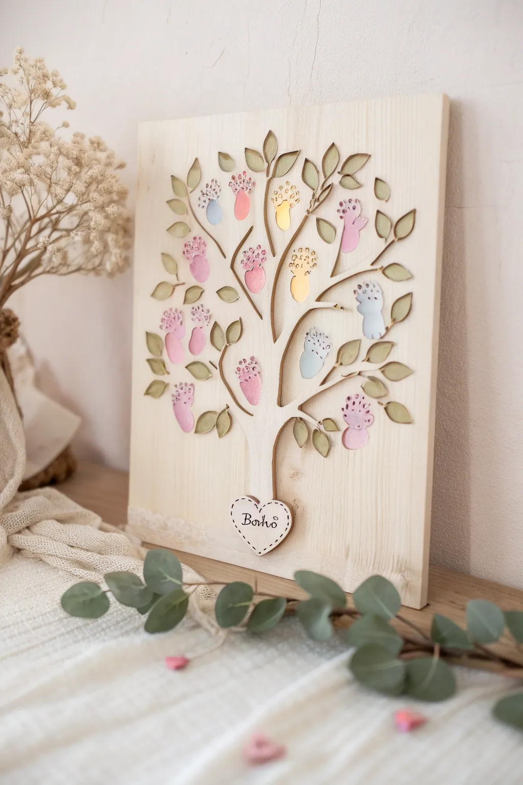 Capture the essence of family with a footprint family tree—where every leaf tells a story.