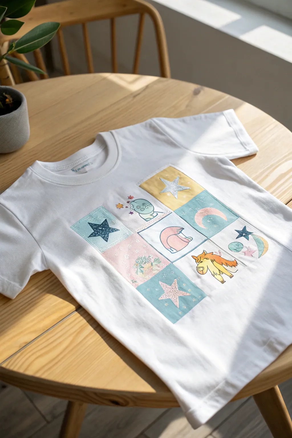 Transform your child's wardrobe with playful patchwork magic! #DIYKidsFashion #MinimalistBoho