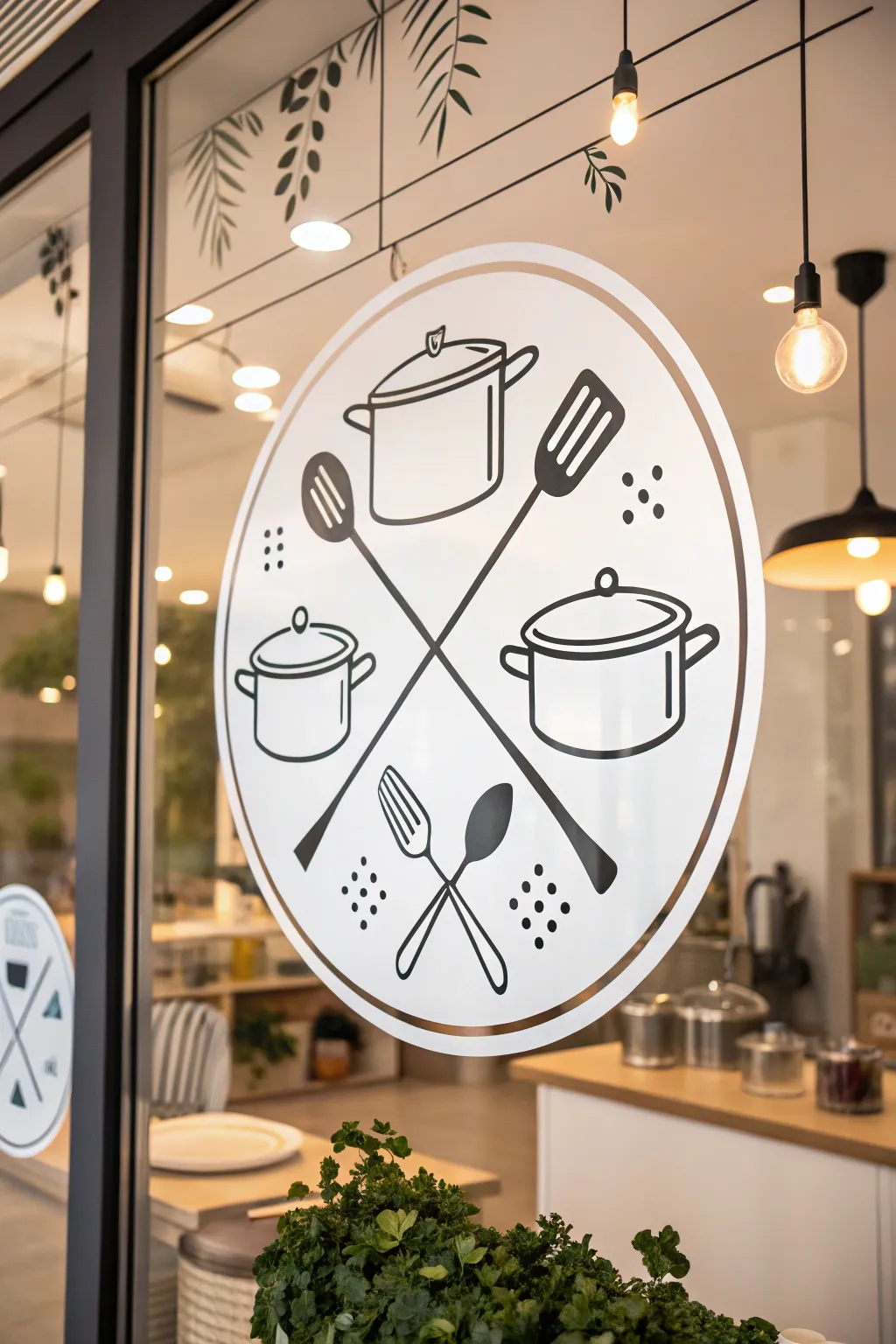 Food-centric logos capture the essence of cooking and creativity.