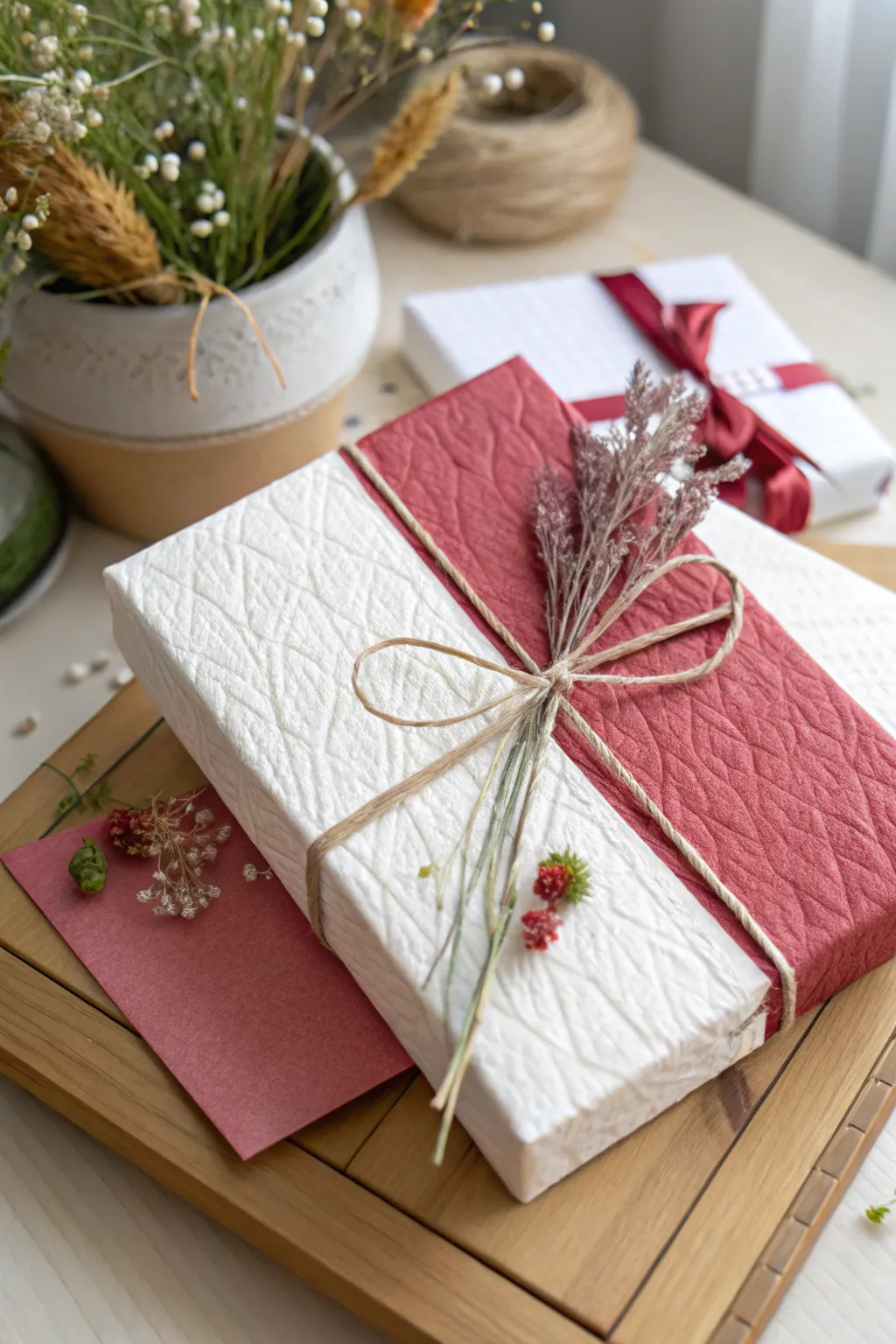 Embrace the romance of Valentine’s Day with a handcrafted touch in classic colors.