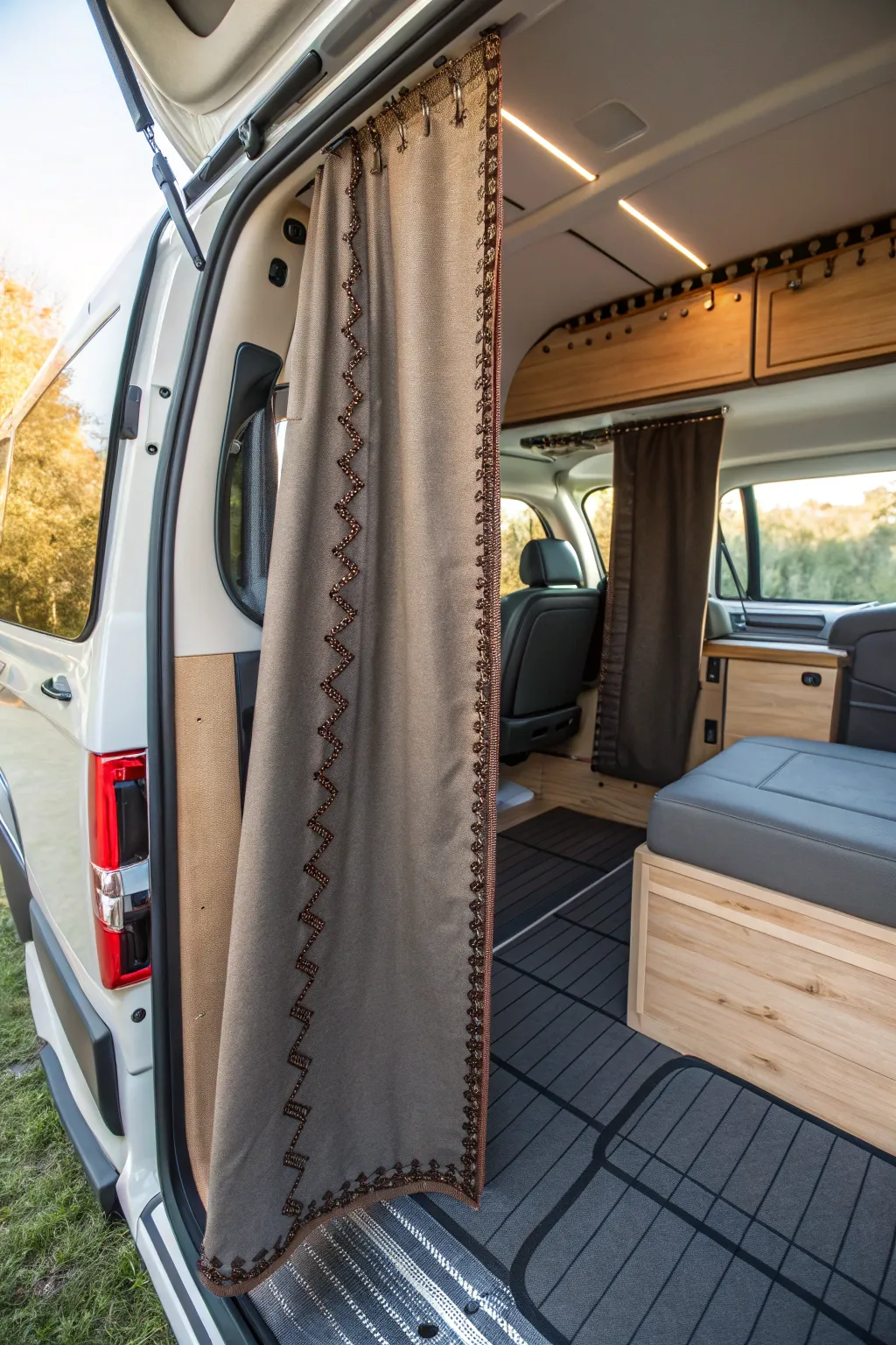 Experience unmatched comfort with handcrafted insulation in your minivan camper.