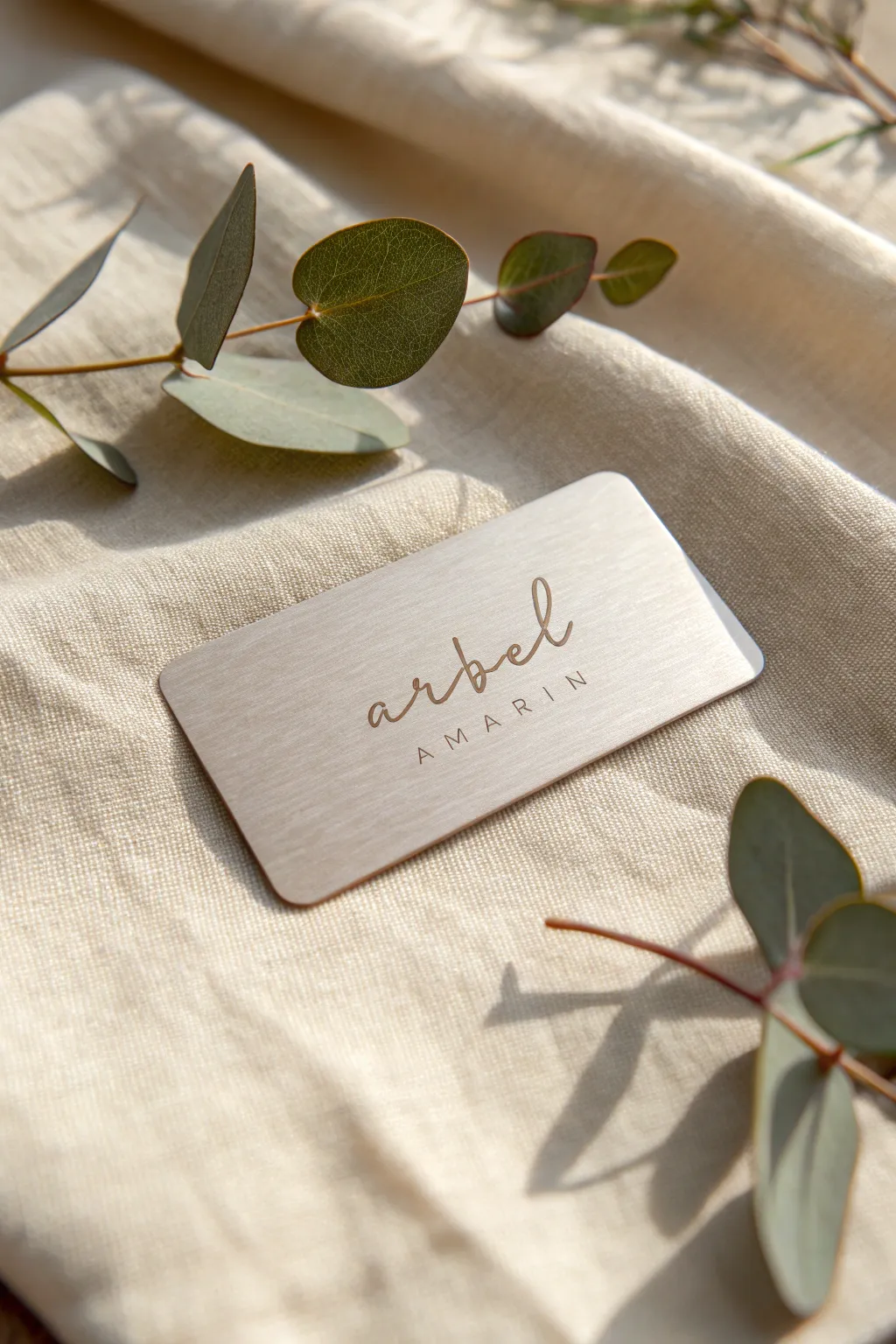 Elevate your style with the simplicity and elegance of magnetic name tags.